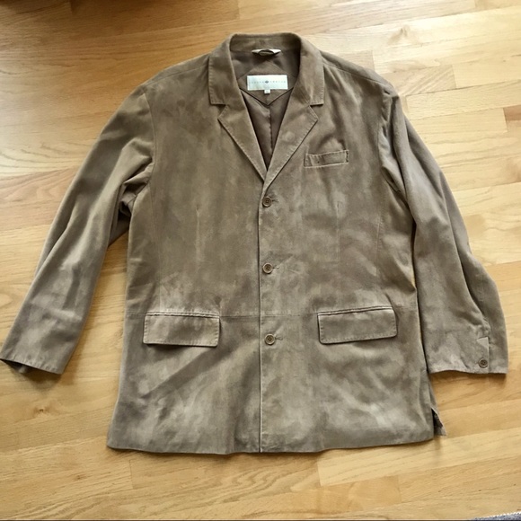 Joseph Abboud Jackets \u0026 Coats | Tan Suede Jacket XL | Color: Tan | Size: XL | Patbr8's Closet